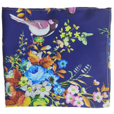 Birds Chirping Silk Pocket Square2